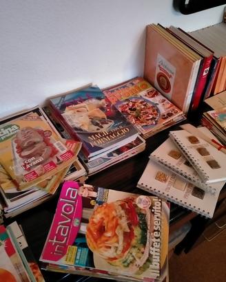 libri e riviste di cucina 