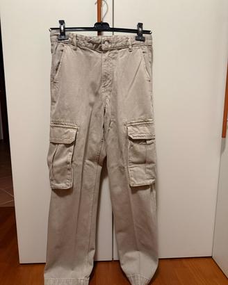 pantaloni cargo di zara