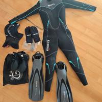 Muta da sub Mares donna kit completo