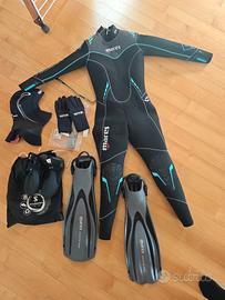 Muta da sub Mares donna kit completo