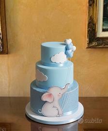 Torta Scenografica con Elefantino