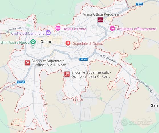 Grazioso trilocale in zona osimo con terrazzo e ca