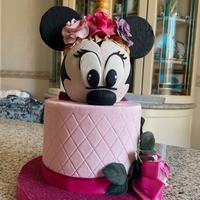 Torta scenografica minnie unicorno