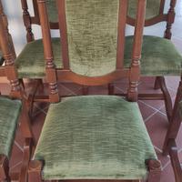 n. 6 sedie vintage anni 60/70 