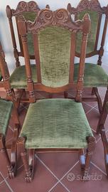 n. 6 sedie vintage anni 60/70 