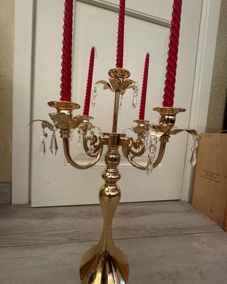 Candelabro  dorato