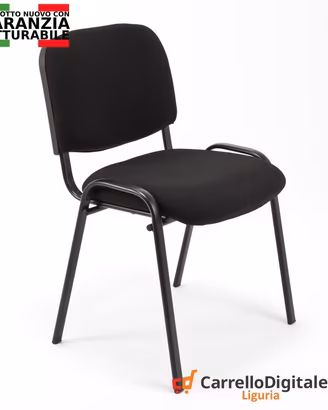 Sedie Conferenza - sedie attesa Impilabili tessuto