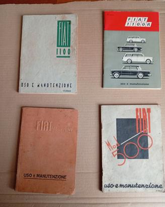 Fiat 520 500 1100 Uso Manutenzione Originali