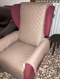 POLTRONA  LUCREZIA (TESSUTO PLUTONE)