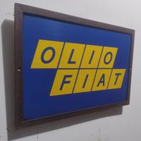Insegna Pubblicitaria Olio fiat