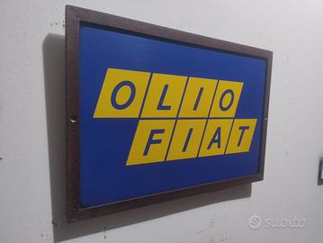 Insegna Pubblicitaria Olio fiat