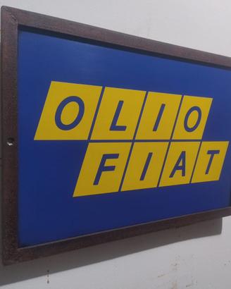 Insegna Pubblicitaria Olio fiat