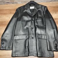 Giacca nera uomo in nappa di vitello