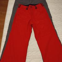 2 pantaloni da sci da donna taglia XS