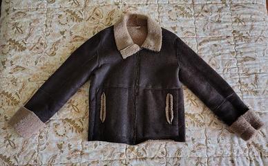 Giacca 100% Montone stile aviatore