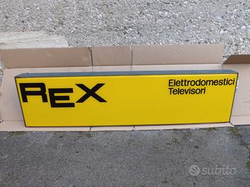 INSEGNA LUMINOSA PUBBLICITARIA ANNI 70