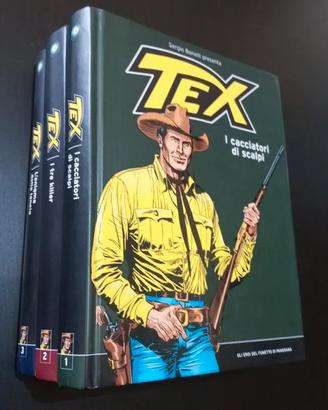Tex lotto 3 volumi cartonati serie completa 1-3
