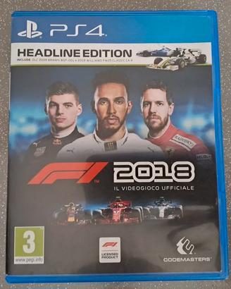 F1 2018 (Headline Edition) per Ps4