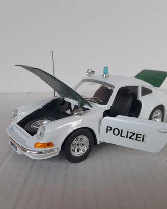 MODELLO PORSCHE 911 POLIZEI BURAGO SENZA SCATOLA