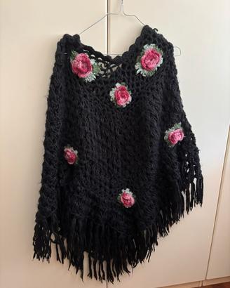 Poncho in lana