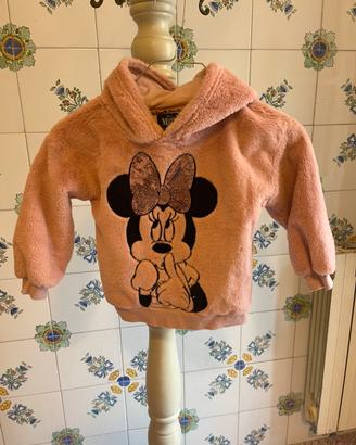 Felpa pile Minnie Mouse bimba