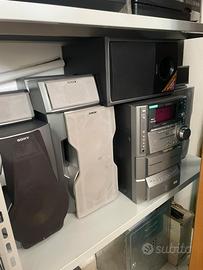 impianto stereo surround sony e altro