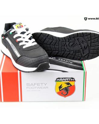 Scarpe Abarth 595 antinfortunistiche nere