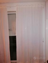 Tende bianche in cotone IKEA