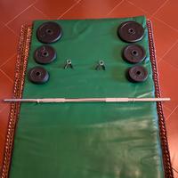 Bilanciere + Dischi. Pronto per allenamento subito