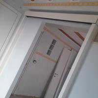 PORTA SCORREVOLE BIANCA CON DUE ANTE