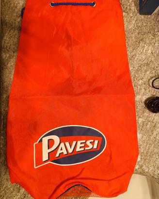 sacca sacchetto zaino borsa pubblicitaria PAVESI 