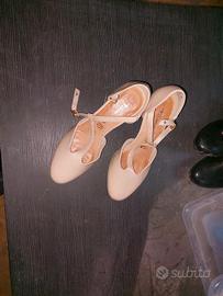 Scarpe Decollete tamaris beige senza cinturino