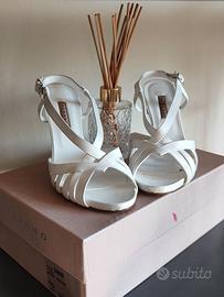 Sandali Albano sposa/cerim n37 Made in Italy NUOVE