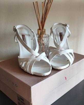 Sandali Albano sposa/cerim n37 Made in Italy NUOVE