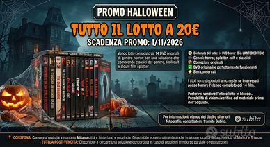 🎃 🎃X HALLOWEEN 2026 14 DVD HORROR ANCHE L.E. 🎃