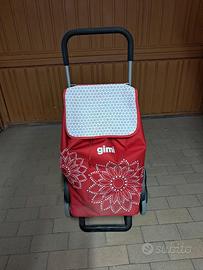 Gimi Tris Floral Carrello Portaspesa