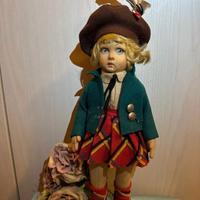 Bambola Lenci Scozzesina serie Rita