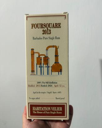 Foursquare 2013 habitation velier 12y 60%