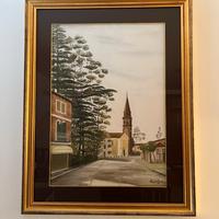 Quadro paesaggio dipinto agnese ceroni 91