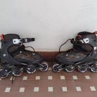 Pattini in linea 35-38 con protezioni e borsa