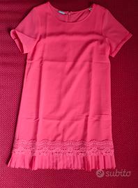 Abito colore aragosta bambina 10A