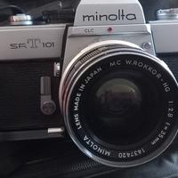 macchina fotografica  minolta srt 101