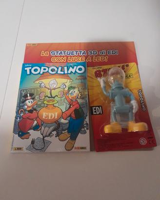 Topolino 3699 con EDI Statuetta 3D Luce LED