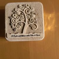 Contenitore piccolo Elegante Decorato Albero Vita