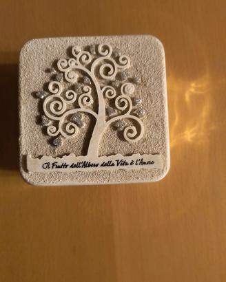 Contenitore piccolo Elegante Decorato Albero Vita