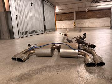 Audi S3 8V Scarico con valvole downpipe  100 celle