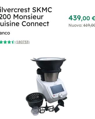 Robot da cucina SILVERCREST SKMC 1200 Monsieur C.