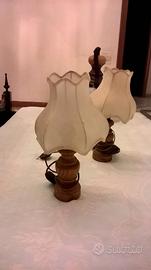 Coppia di abat-jour vintage