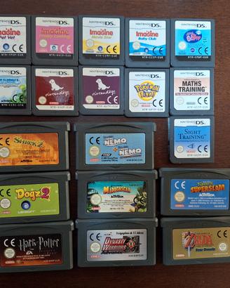 11 giochi ds + 8 game boy