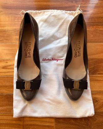Scarpe Décolleté Salvatore Ferragamo Fiocco - 39
